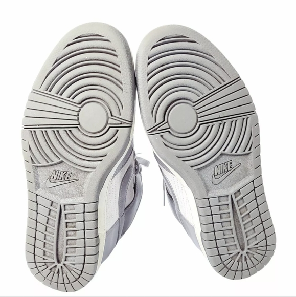 Nike Sky Hi Dunks Grey Suede Leather Women's Shoes Sz 6.5 - Picture 7 of 8